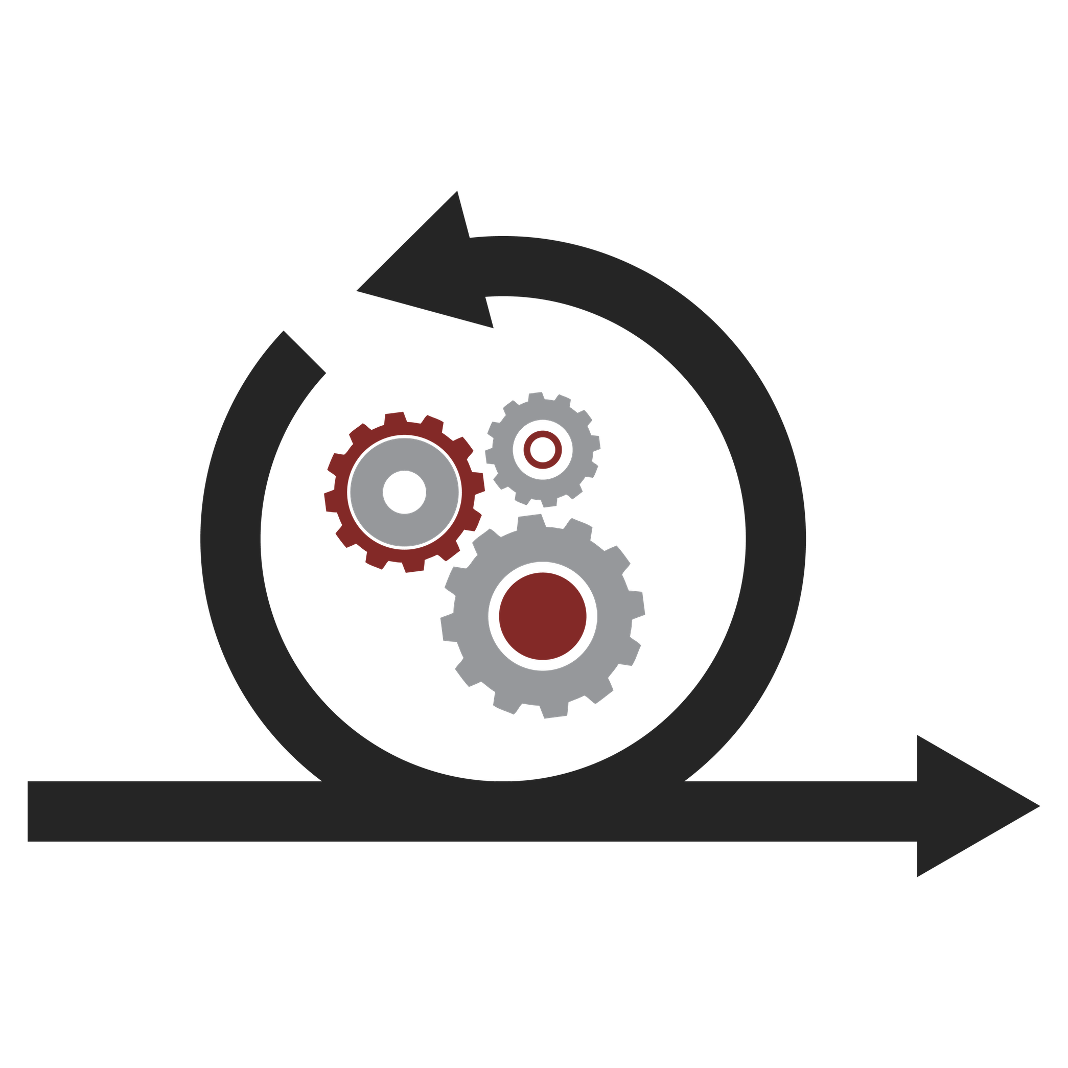 The cycle icon for medical device development cycle